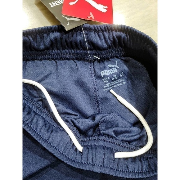 Puma Team Rise Shorts Jr Peacoat Drycell Medium NWT - Picture 5 of 9